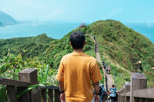 Preview: man traveler visiting in Taiwan