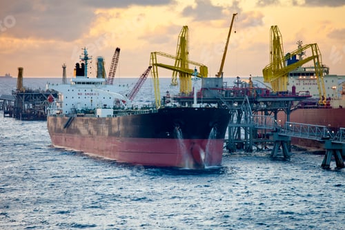 Preview: oil tankers unloading