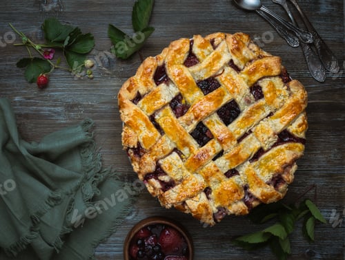 Preview: Mixed berries pie