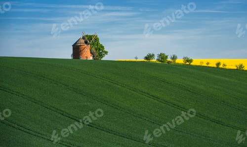 Preview: Old wind mill at south moravia