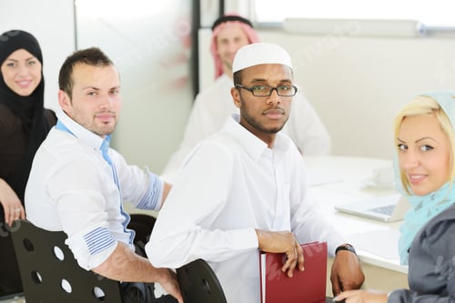 Preview: Arabic People Having A Business Meeting