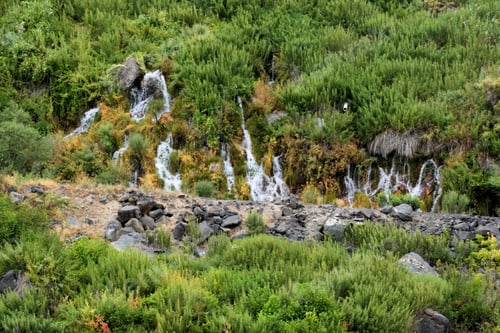 Preview: Picturesque landscape of Twin Falls on a beautiful day