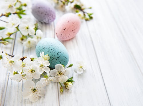 Preview: Colorful Easter eggs