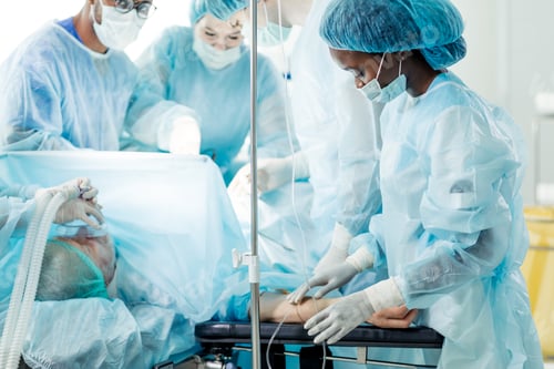 Preview: Medical Team Performs Surgical Procedure in Hospital Setting