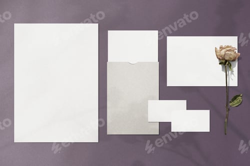 Preview: Simple corporate identity branding stationery set