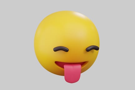 Preview: Tongue out emoji character