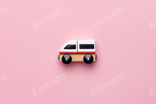 Preview: Train children toy, preschool kids game. Locomotive and carriages