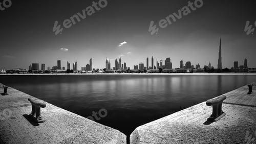 Preview: Amazing panorama of Dubai Jumeirah Beach, Dubai, United Arab Emirates