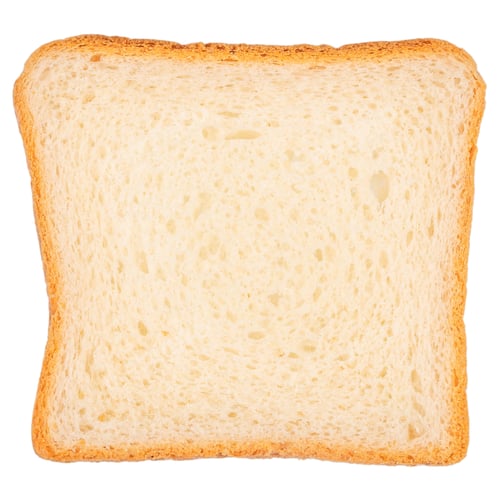 Preview: Single slice of white bread isolated