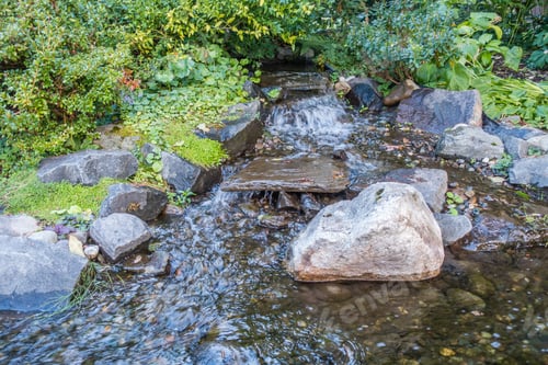 Preview: A View Of A Rocky Stream In Seatac, Washington.