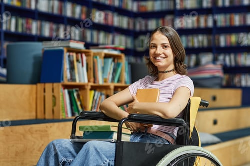 Preview: Student with Disability in Library