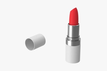 Preview: Crimson Round Lipstick with Case