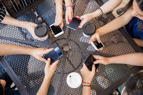 Preview: Friends updating social media status