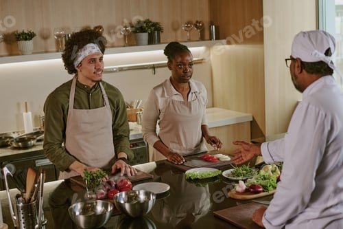 Preview: Chef Giving Orders in Kitchen