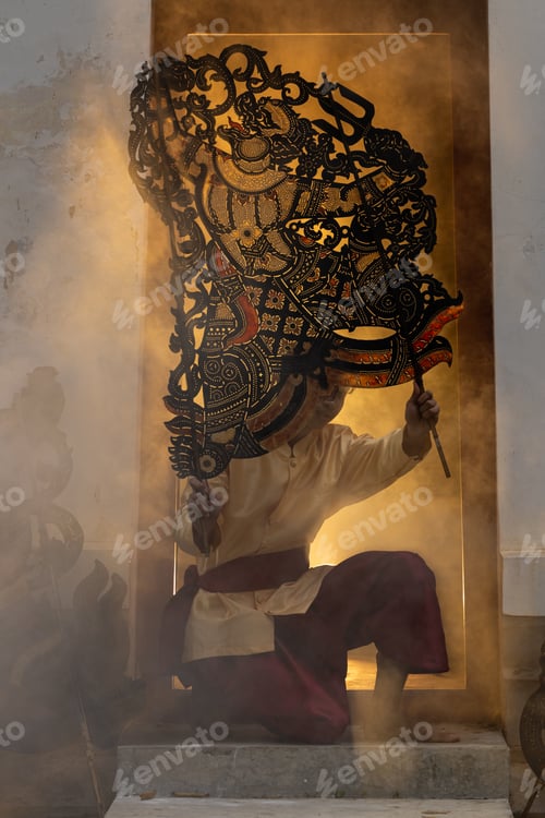 Preview: Thai Khon performers in elaborate costumes of Thotsakan, Ritik, and Nang Sida