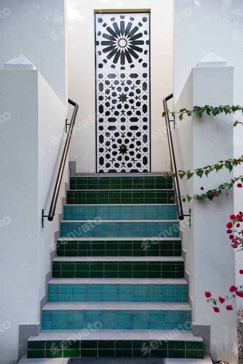 Preview: Authentic Arabic style staircase.