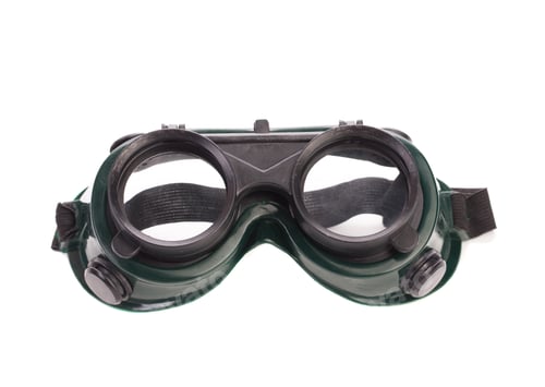 Preview: Welding glasses close up.