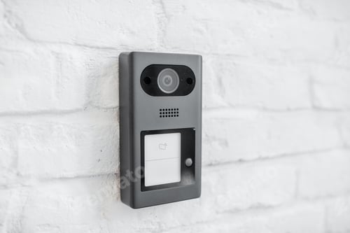 Preview: House intercom on the wall