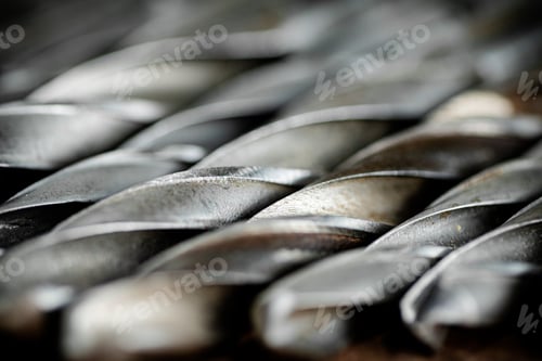 Preview: A bunch of drill bits.