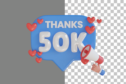 Preview: 50K 3D Icon