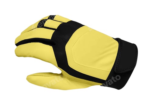 Preview: Yellow sport gloves