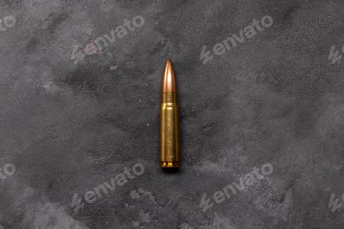 Preview: Bullet on gray background