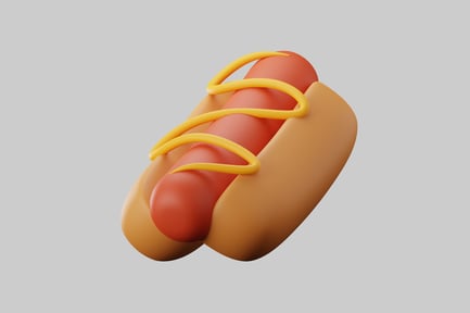 Preview: Hot dog with mustard