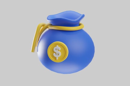 Preview: Cartoon style money bag