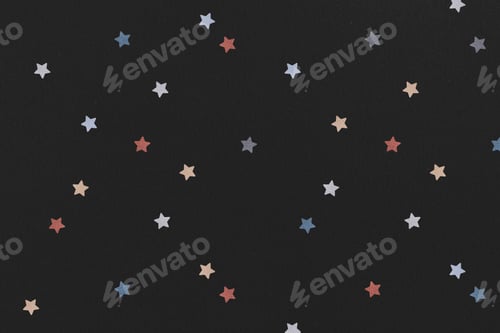 Preview: Shimmering colorful star patterned background