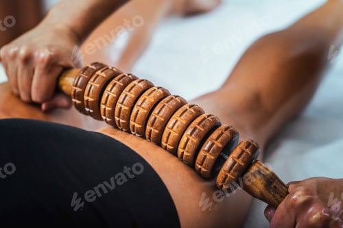 Preview: Madero Therapy Massage with Wooden Rolling Pin