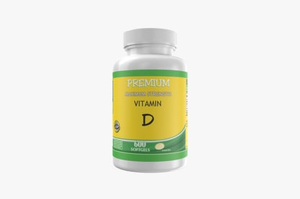 Preview: Premium Vitamin D Softgels Bottle