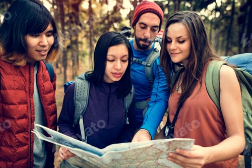 Preview: Group of People Traveling Concept