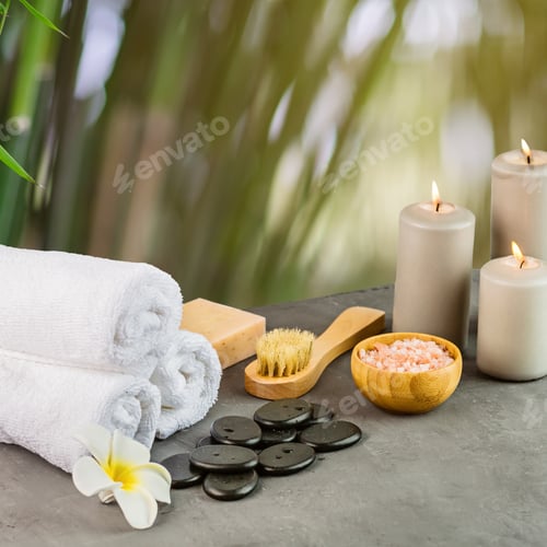 Preview: Spa accessories with candle light
