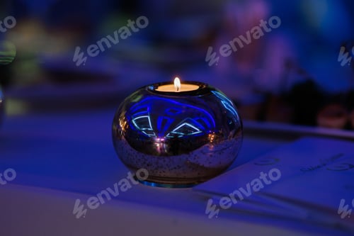 Preview: Beautiful wedding decor.Place for wedding ceremony copy space.