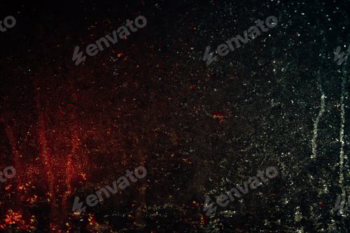 Preview: Space abstract background. Christmas backdrop. Texture of red shiny crystals.