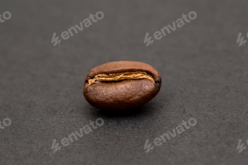 Preview: Coffee bean roasted arabica on black background