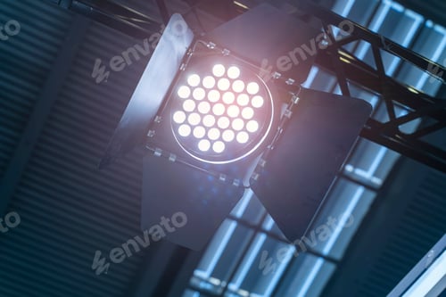 Preview: Led Light On Mall Roof.