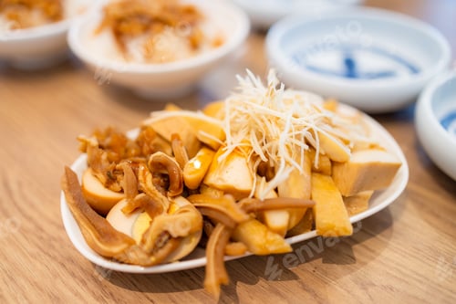 Preview: Taiwanese cuisine braised pork ear food meat
