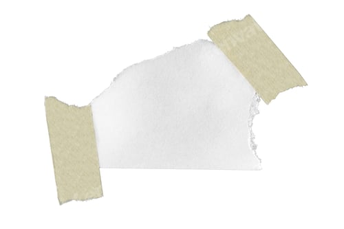 Vista previa: hoja de papel rasgado con textura de borde rasgado