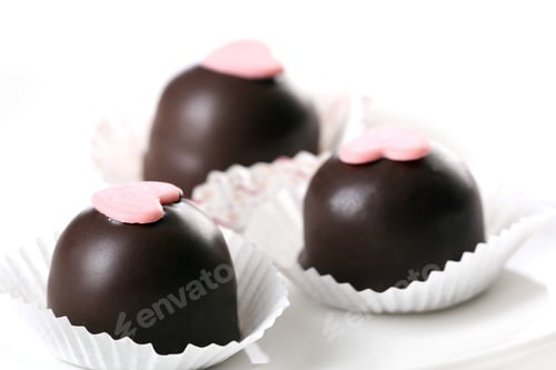Preview: a dessert fruit cake with chocolate