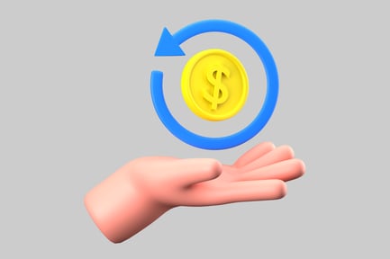 Preview: Return on Investment Concept with Stylized Hand