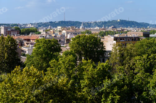 Preview: Rome, Italy. Aerial view of the city center