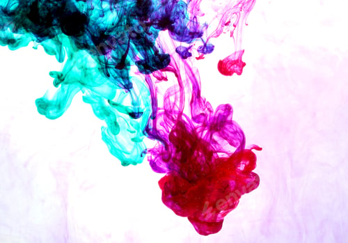 Preview: Ink Bright In Water As A Background Texture