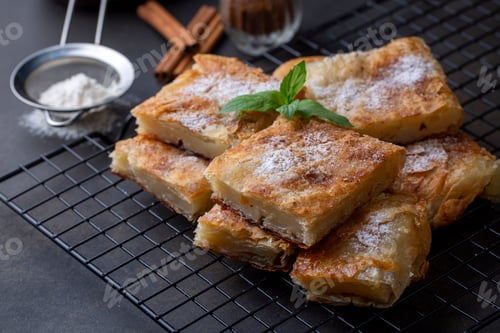 Preview: Greek pie called Bougatsa