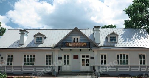 Preview: Grodno, Belarus. View Of Bernardine Monastery In Evening Time. Cathedral Of Intercession Of Most