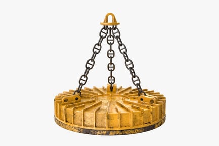 Preview: Industrial Lifting Magnet with Chains