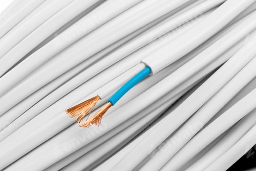 Preview: Electric cables closeup