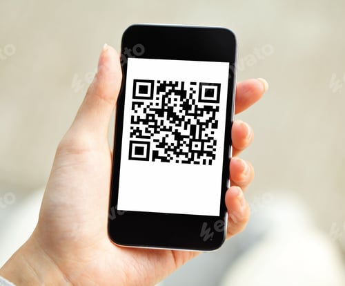 Preview: QR code on mobile