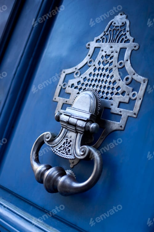 Preview: Bronze door knocker