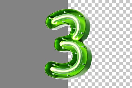 Preview: Neon 3 3D Icon